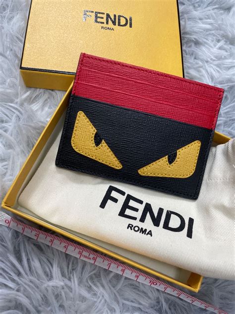 fendi monster card holder